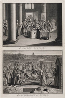 KG 12071
<br/>
Rusland: Doopceremonie en begrafenisplechtigheid.
<br/>
<em>Picart, Bernard (1673-1733) - attr.</em>